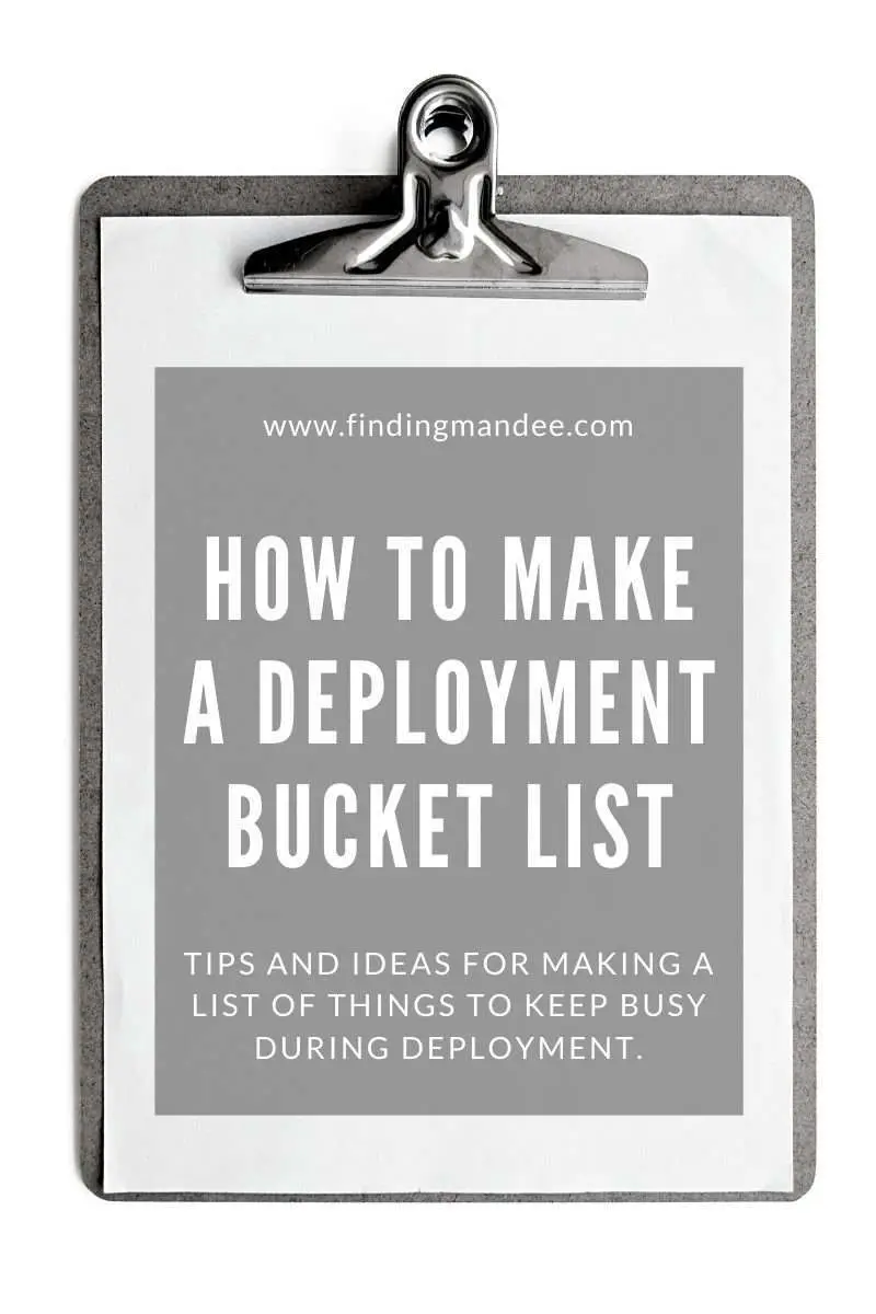 How to Write a Deployment Bucket List | Finding Mandee