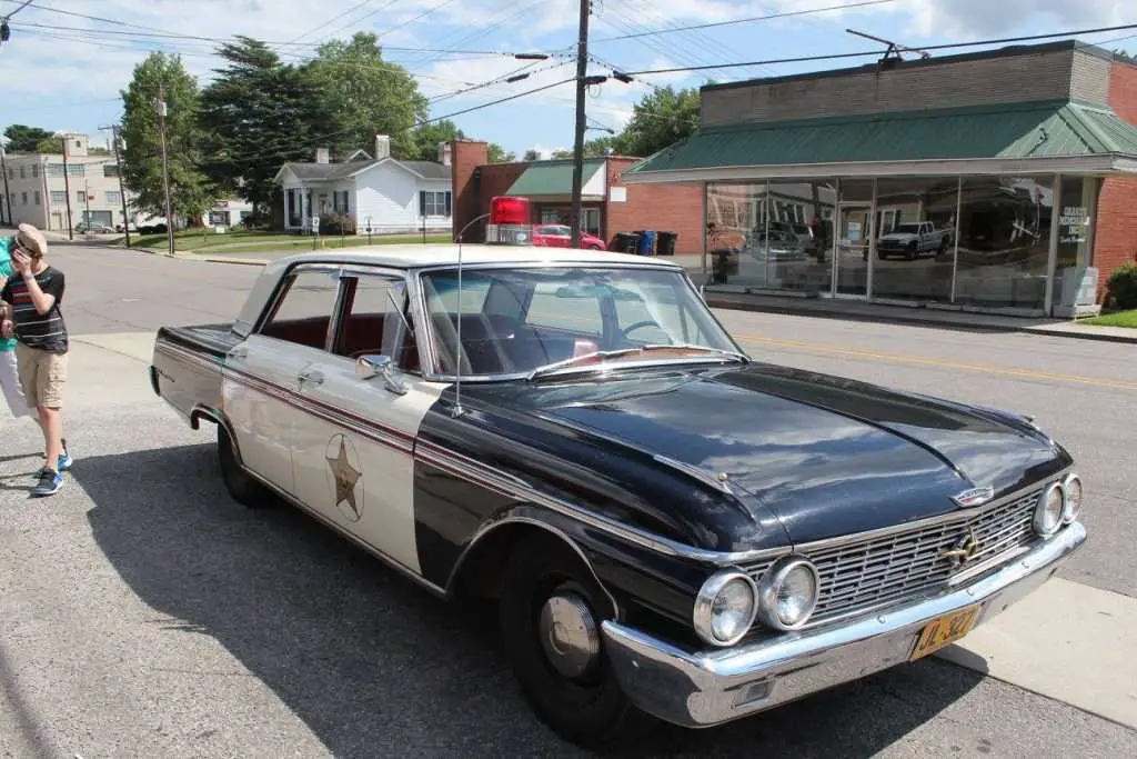Squad Car used for tours in Mayberry.