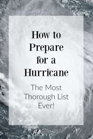 How to Prepare for a Hurricane: The Most Thorough List EVER! | Finding Mandee