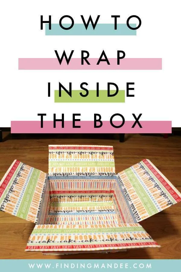 how to wrap inside a box for care packages