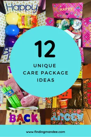 12 Unique Care Package Ideas | Finding Mandee
