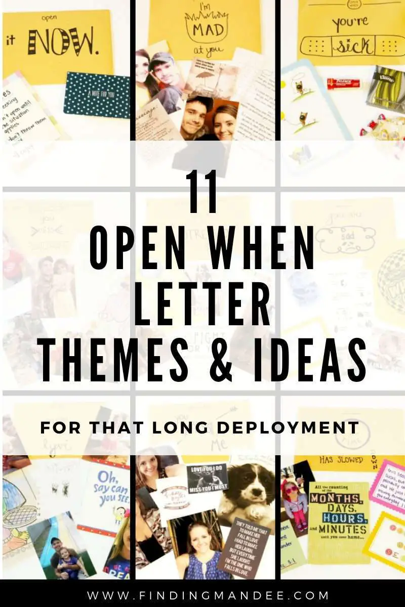 11 Open When Letters: Themes and Ideas | Finding Mandee