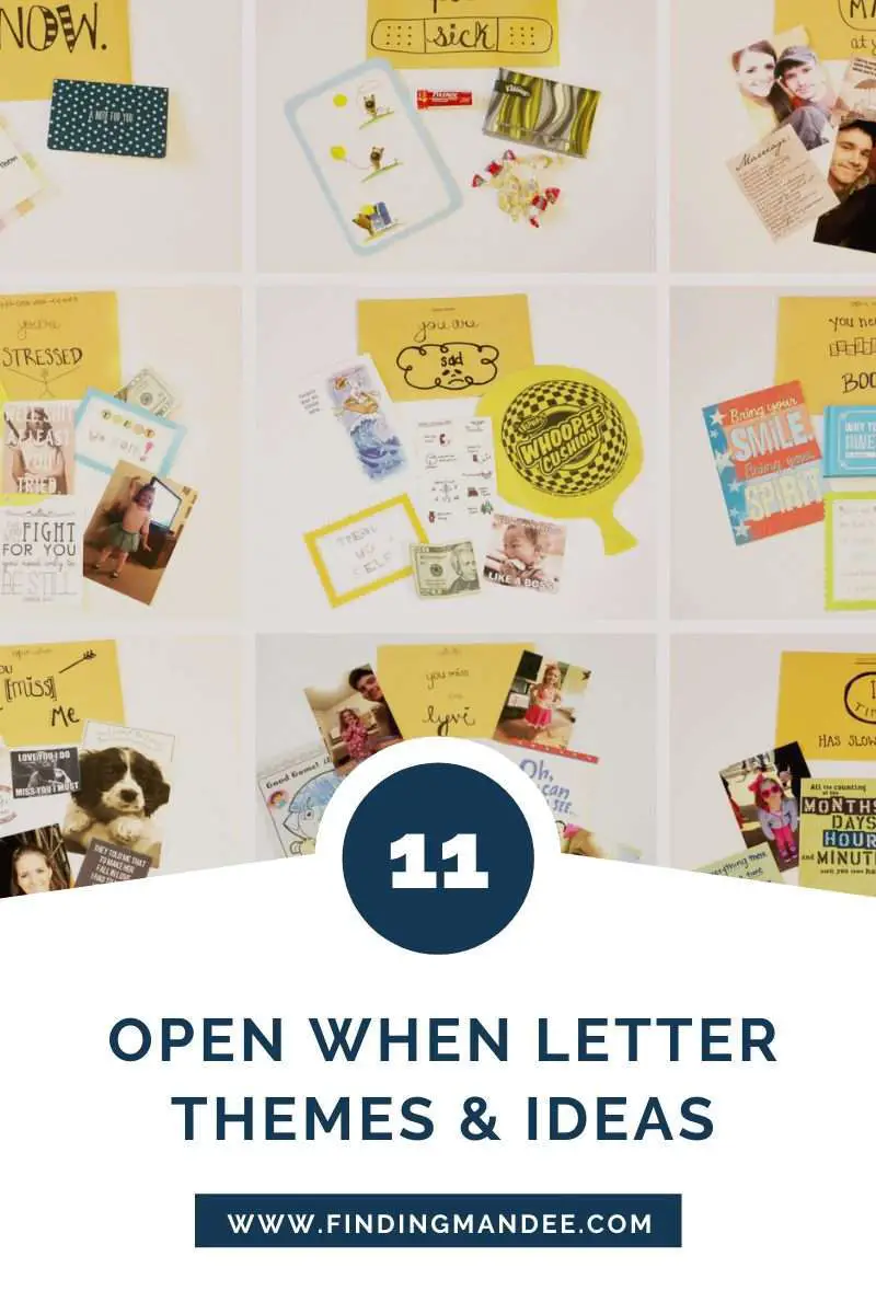 11 Open When Letters Themes and Ideas | Finding Mandee