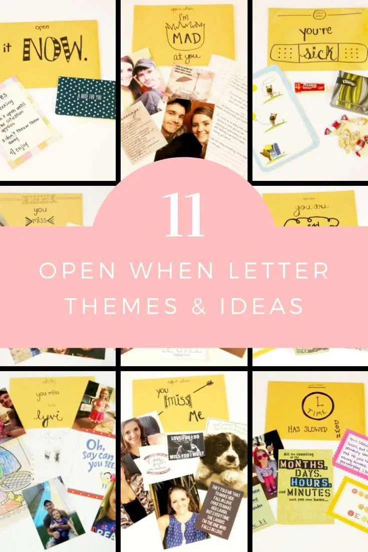 11 Open When Letter Themes & Ideas | Finding Mandee