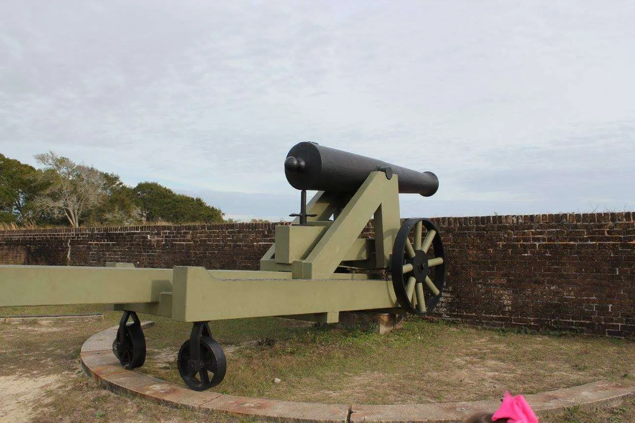cannon at Fort Barrancas in Pensacola, FL