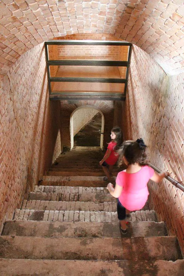 stairs at Fort Barrancas