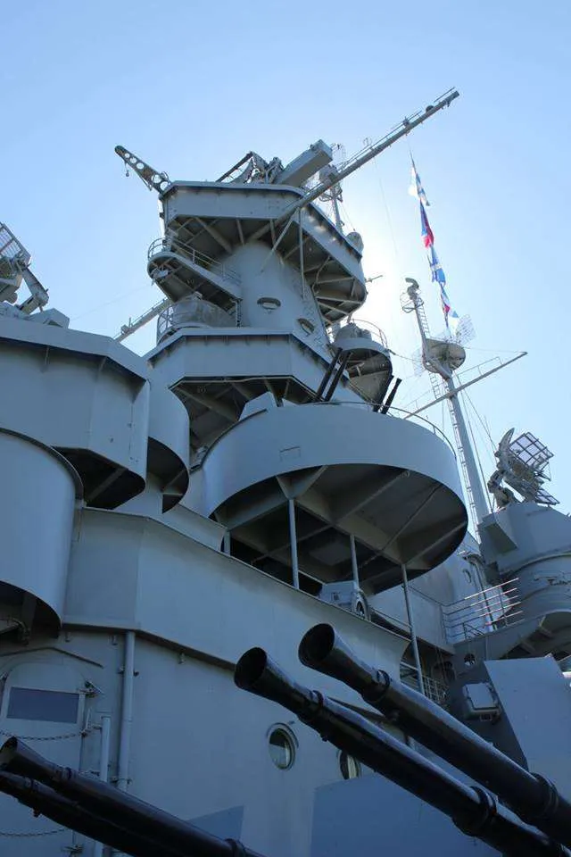 mast of the USS Alabama battleship