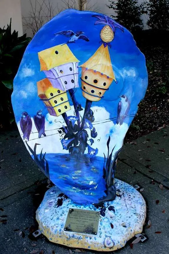 things to do in Mobile: see a painted oyster on the oyster trail in Mobile, AL
