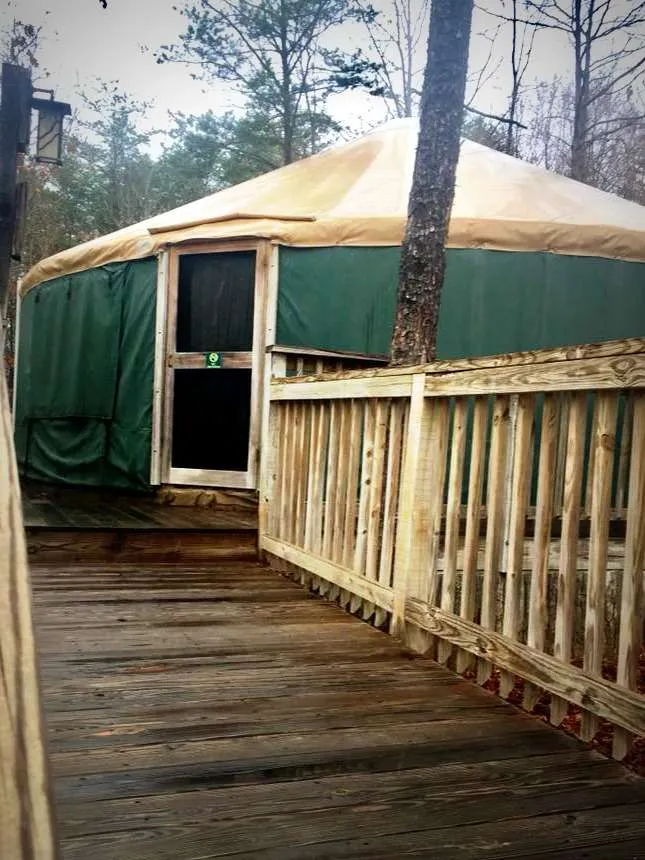 yurt at Shenandoah Crossing in Gordonsville, VA