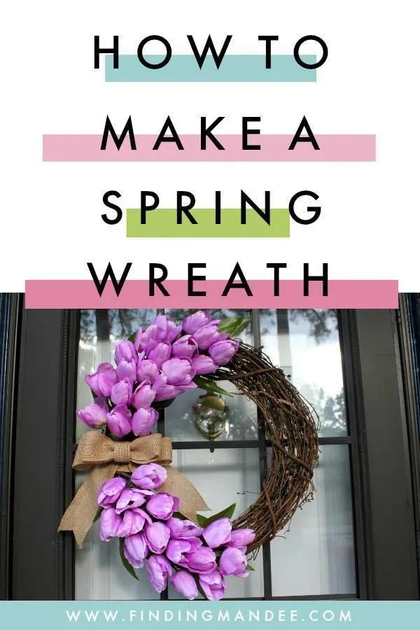 How to make a tulip wreath