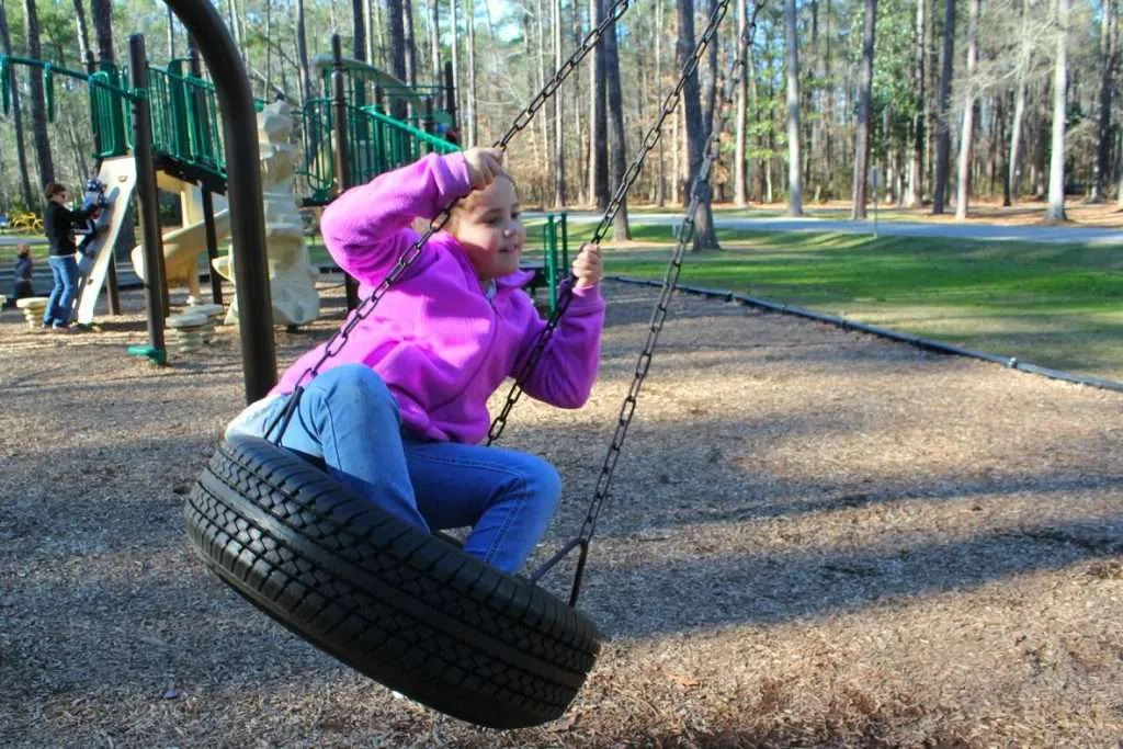 playground at Clark Park in Fayetteville, NC
