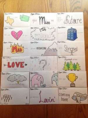 Open When Letter Ideas