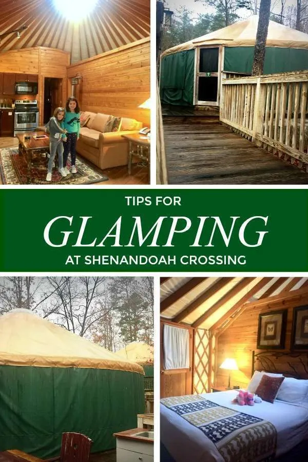 tips for glamping in a yurt at Shenandoah Crossing
