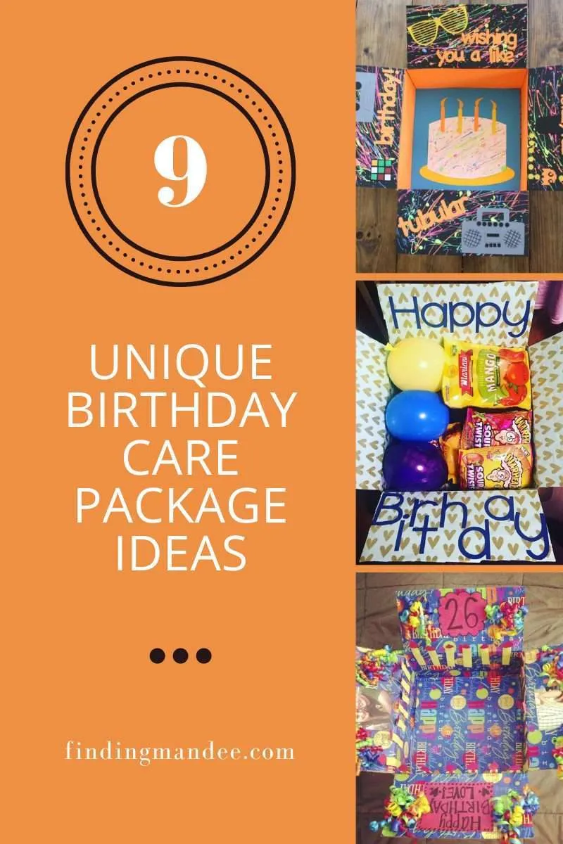 9 Unique Birthday Care Package Ideas | Finding Mandee