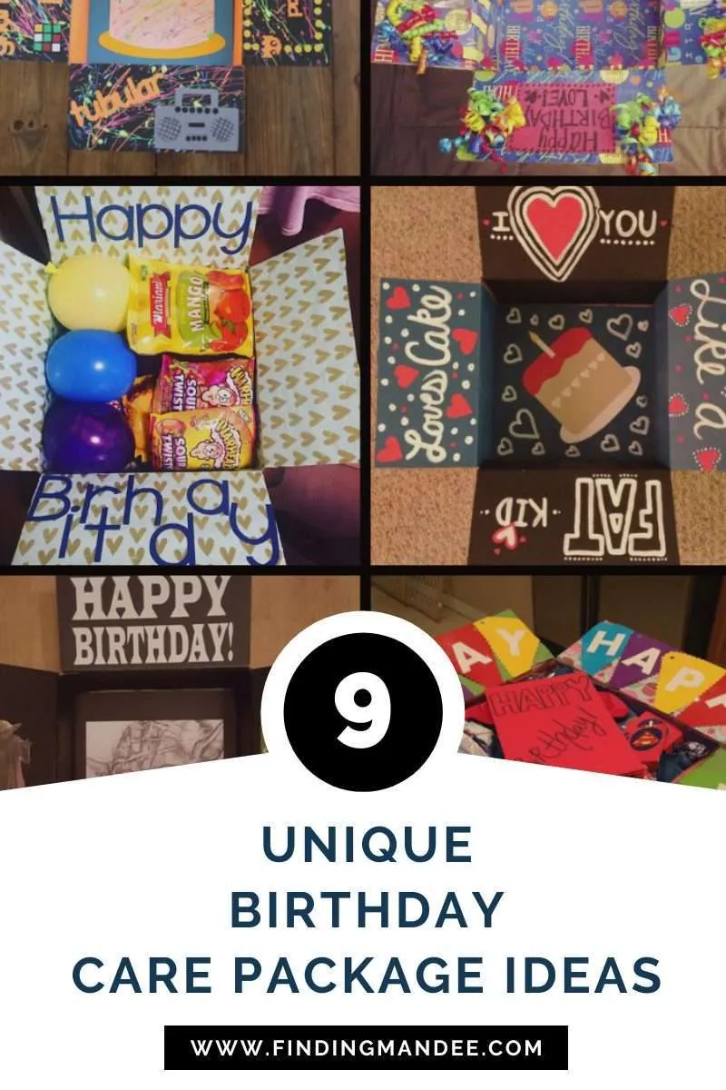 9 Unique Birthday Care Package Ideas | Finding Mandee