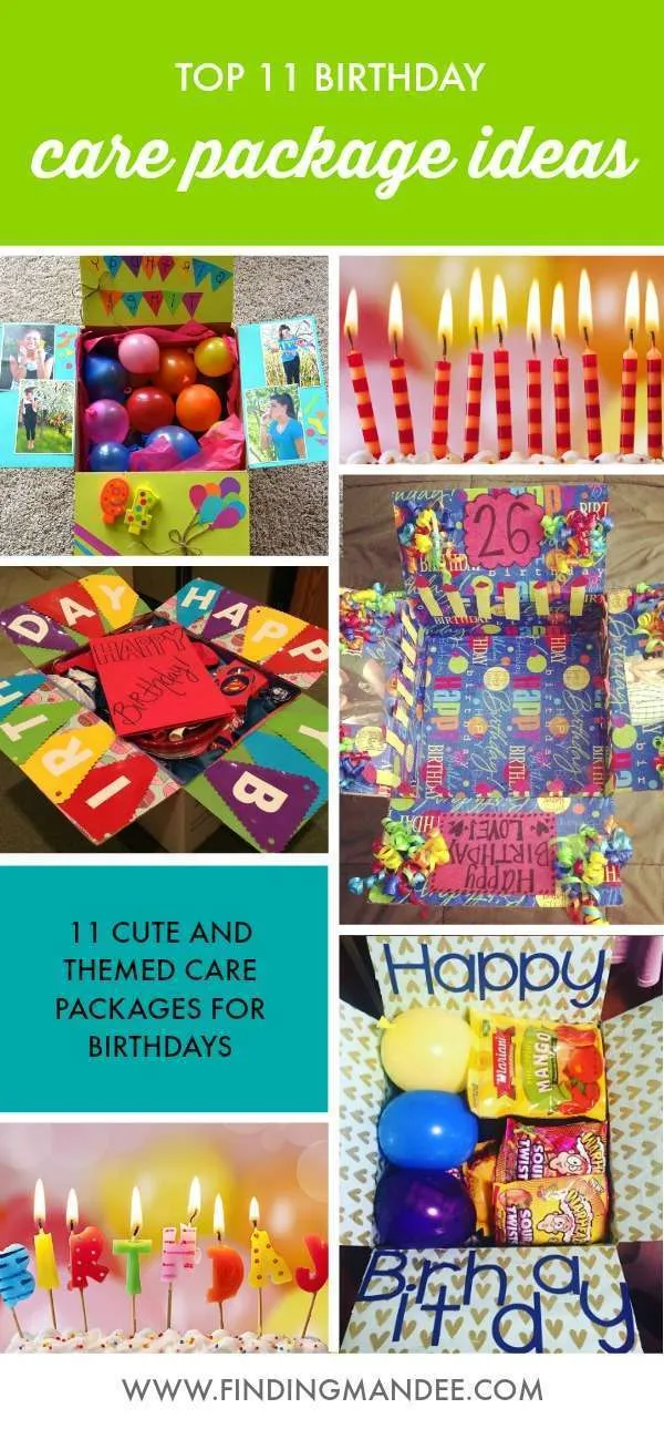 11 Birthday Care Package Ideas