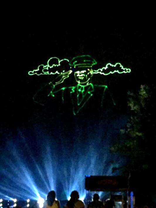 Make sure you watch the free laser show while you are camping at Stone Mountain.