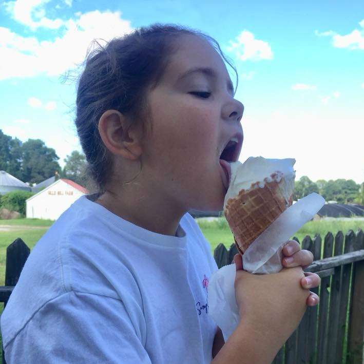 Homemade Ice Cream at Gillis Hill Farm is a must when in Fayetteville, NC.
