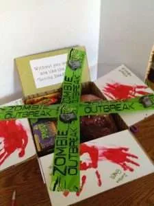 Halloween Care Package: Zombie Outbreak Box