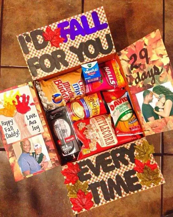 Thanksgiving Care Package Ideas: I'd Fall For You Every Time