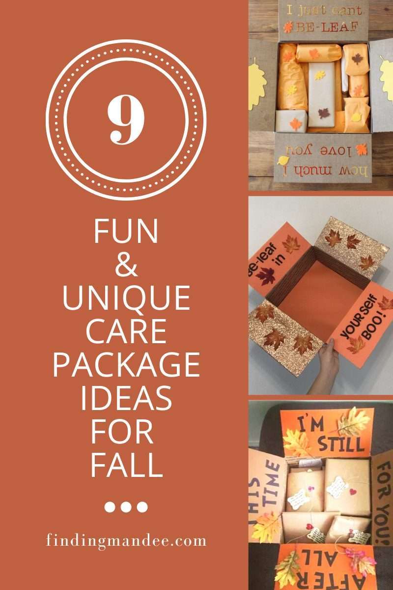 9 Fun and Unique Care Package Ideas for Fall | Finding Mandee