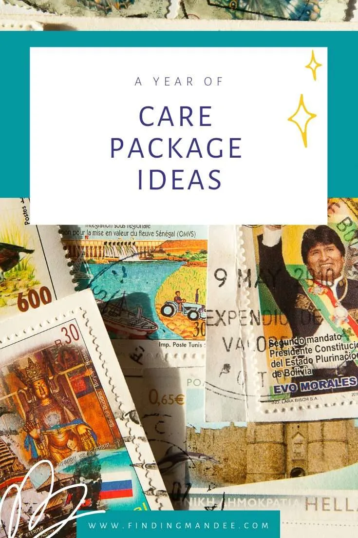 A Year of Care Package Ideas: Themes and Ideas | Finding Mandee