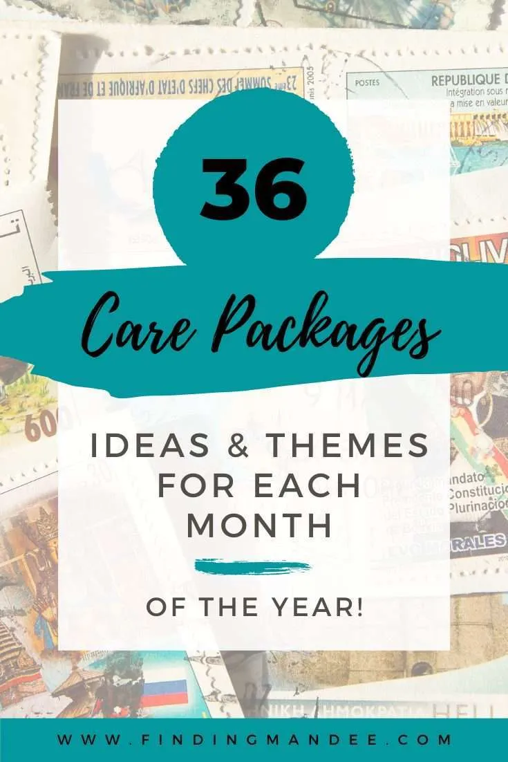 36 Care Packages: Ideas and Themes for Each Month of the Year | Finding Mandee