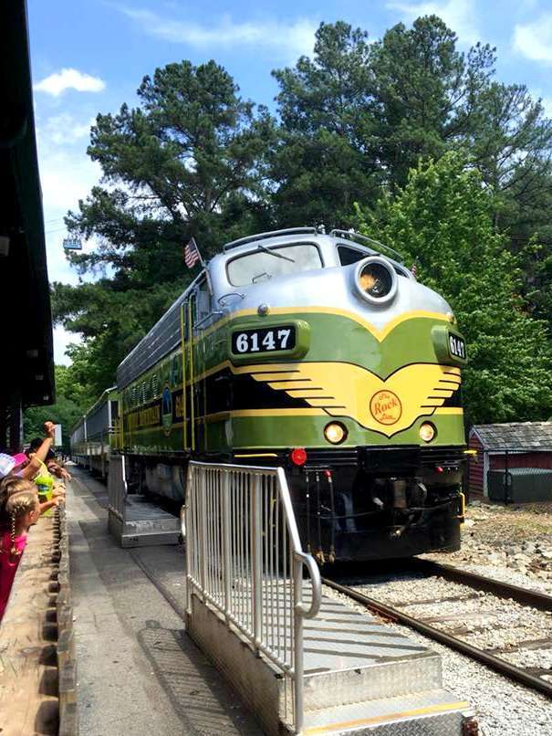 Things to do at Stone Mountain, GA: Ride the Scenic Railroad.