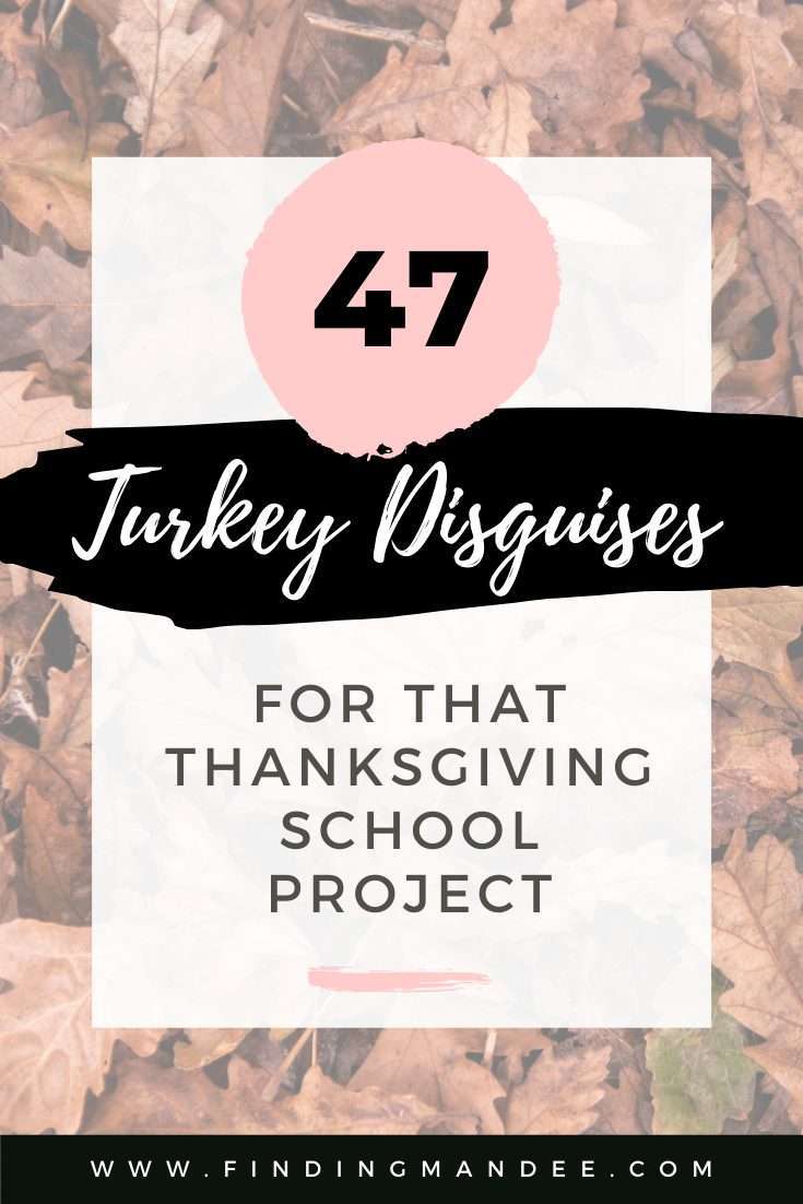 47 Turkey Disguises for that Thanksgiving School Project | Finding Mandee