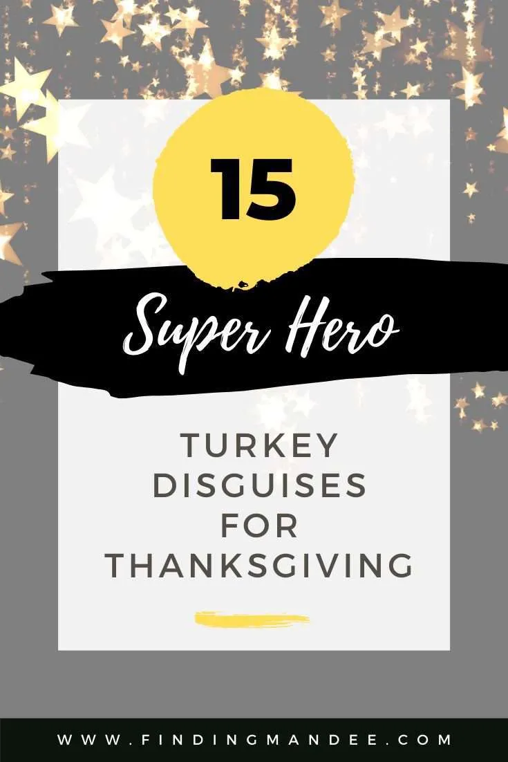 15 Super Hero Turkey Disguises for Thanksgiving | Finding Mandee