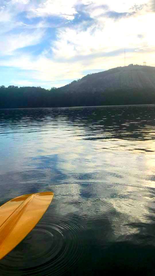 Free things to do at Stone Mountain, GA: Kayak in the lake.