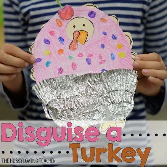 Turkey Disguise: Cupcake