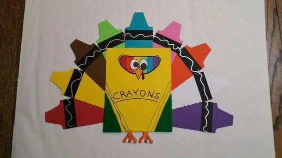 Turkey Disguise: Box of Crayons