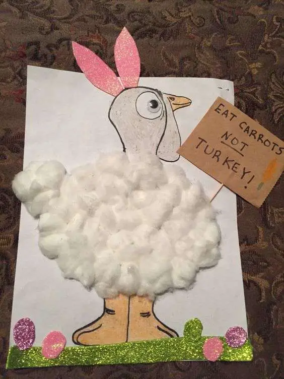 Turkey Disguise: Easter Bunny