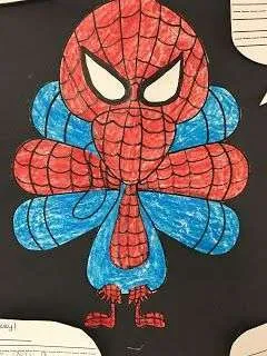 Turkey Disguise: Spiderman