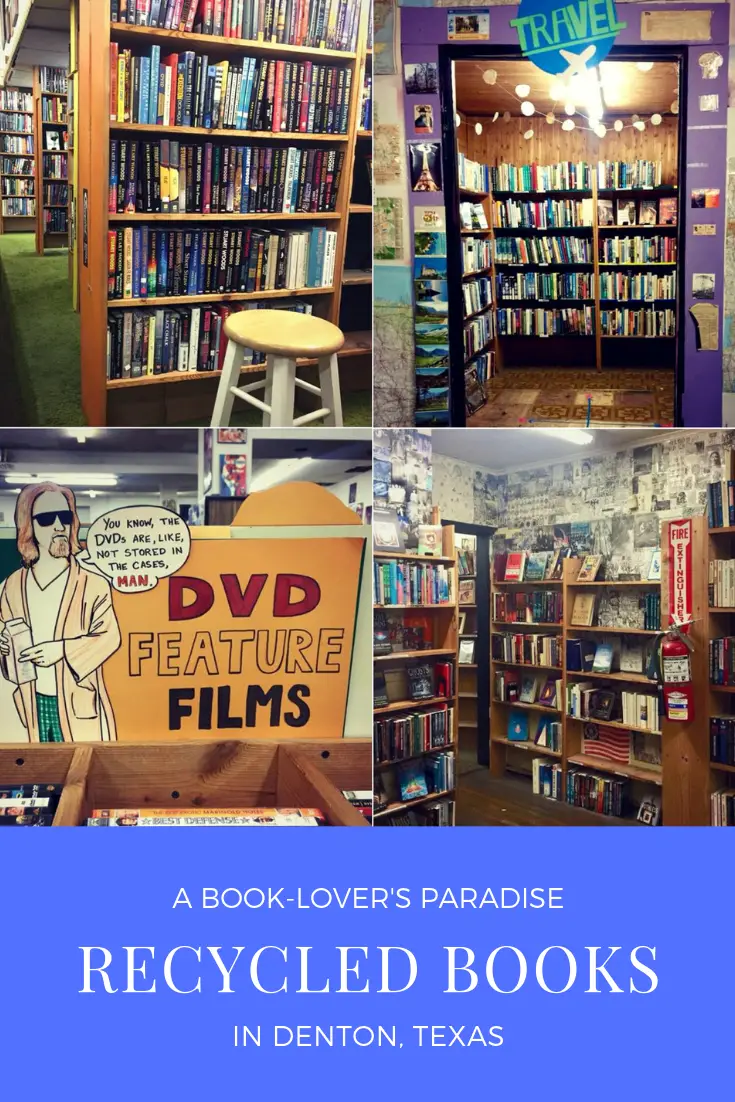 Recycled Books in Denton, TX does not disappoint! | Finding Mandee
