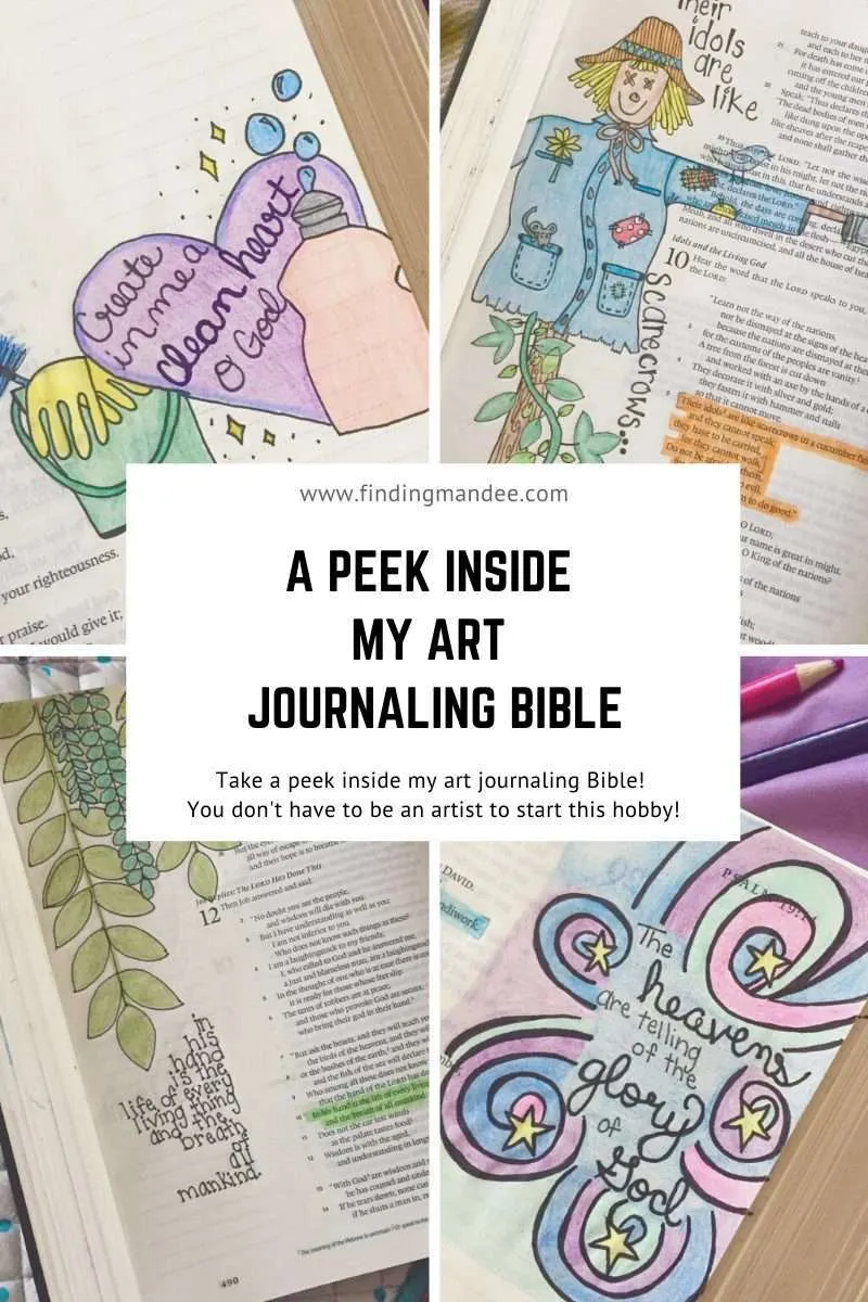 A Peek Inside my Art Journaling Bible | Finding Mandee