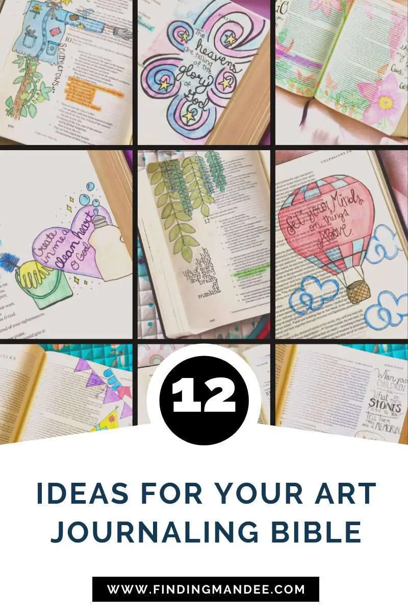 12 Ideas for Your Art Journaling Bible | Finding Mandee