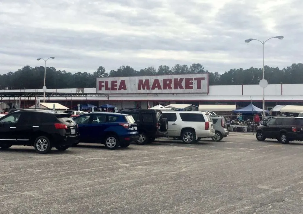The Bragg Boulevard Flea Market in Fayetteville, NC.