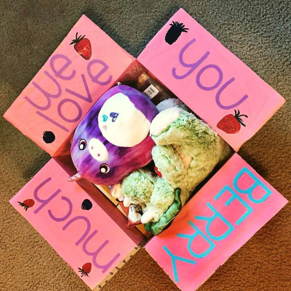 Valentine's Day care package for kids