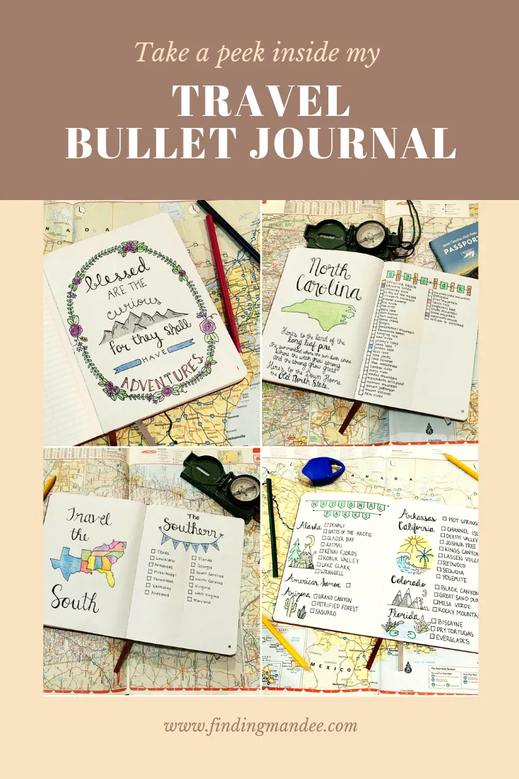 This bullet journal is where I keep track of my bucket lists and travel aspirations! | Finding Mandee