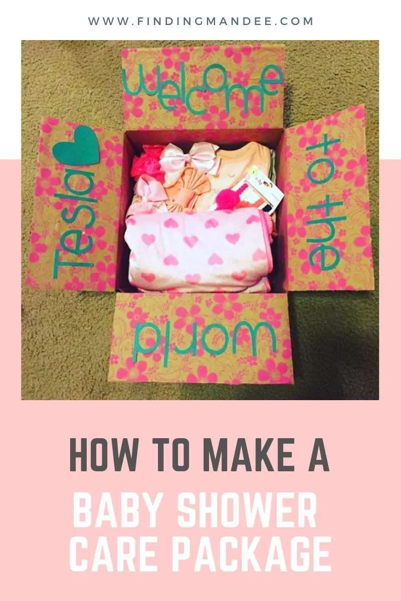 How to Make a Baby Shower Care Package | Finding Mandee