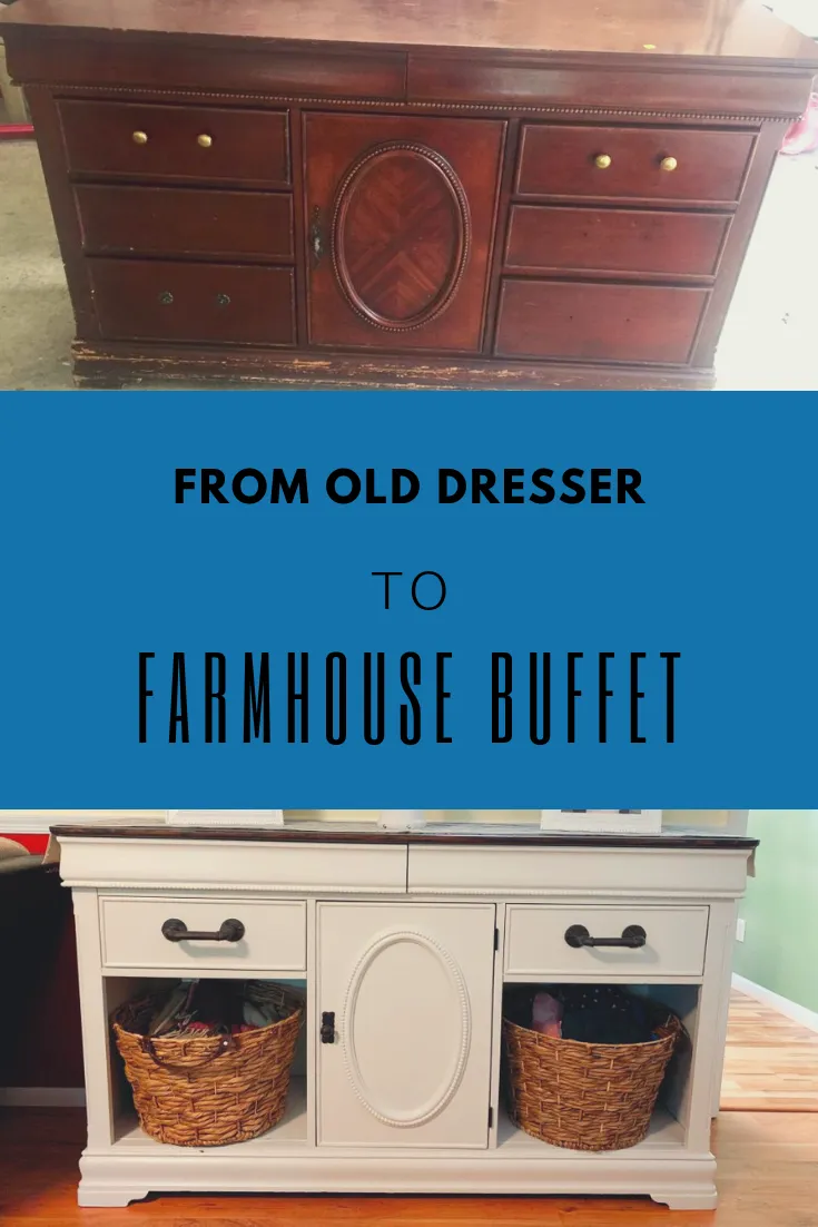 From Old Dresser to Farmhouse Buffet | Finding Mandee
