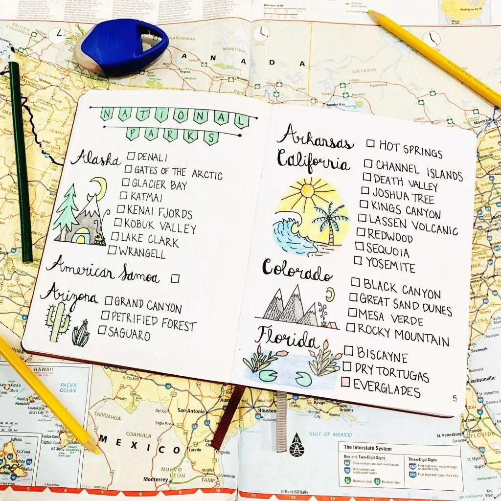 THE WORLD TRAVEL JOURNAL - Graphic Image - with Box!