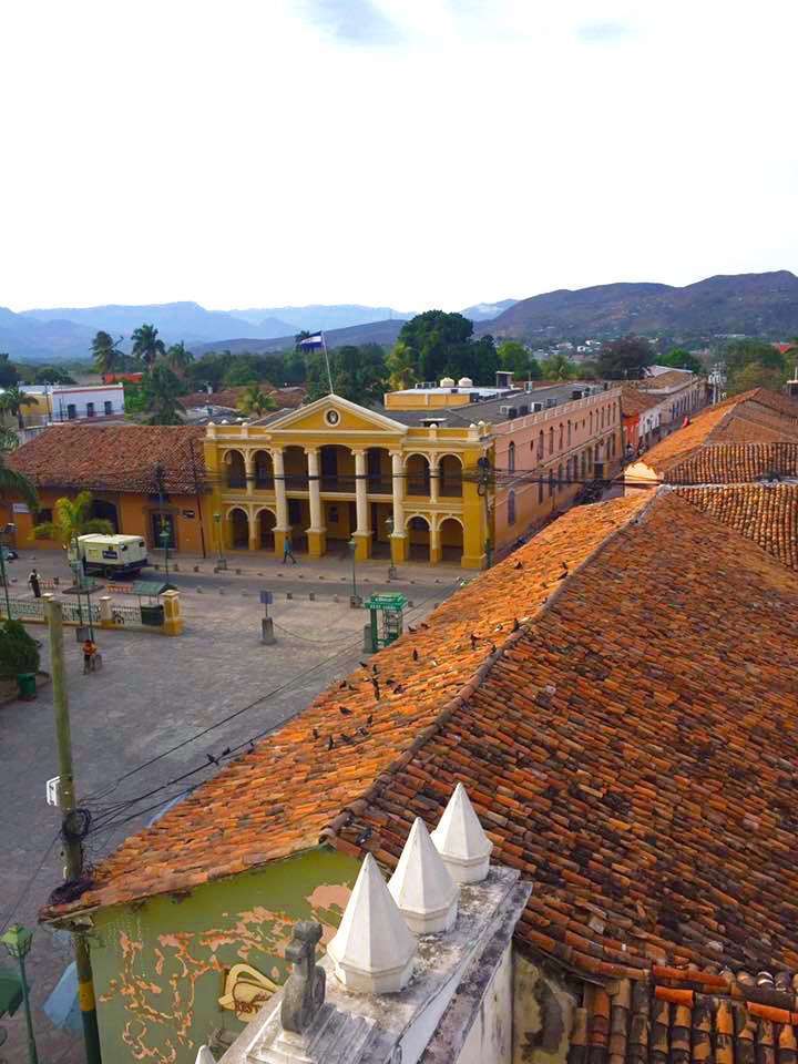 The view of Comayagua from the belfry of the cathedral.