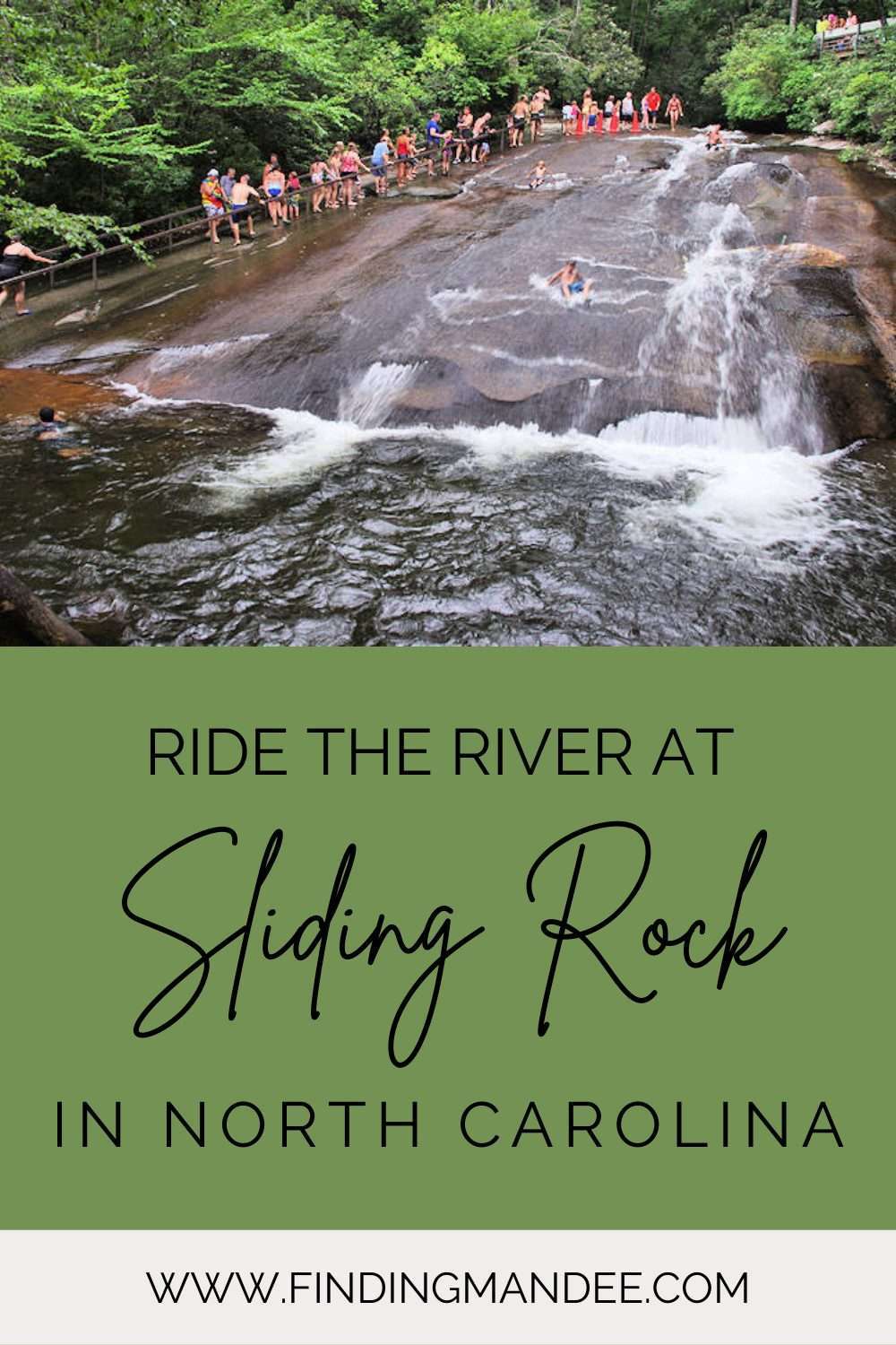 Ride the River at Sliding Rock in North Carolina | Finding Mandee