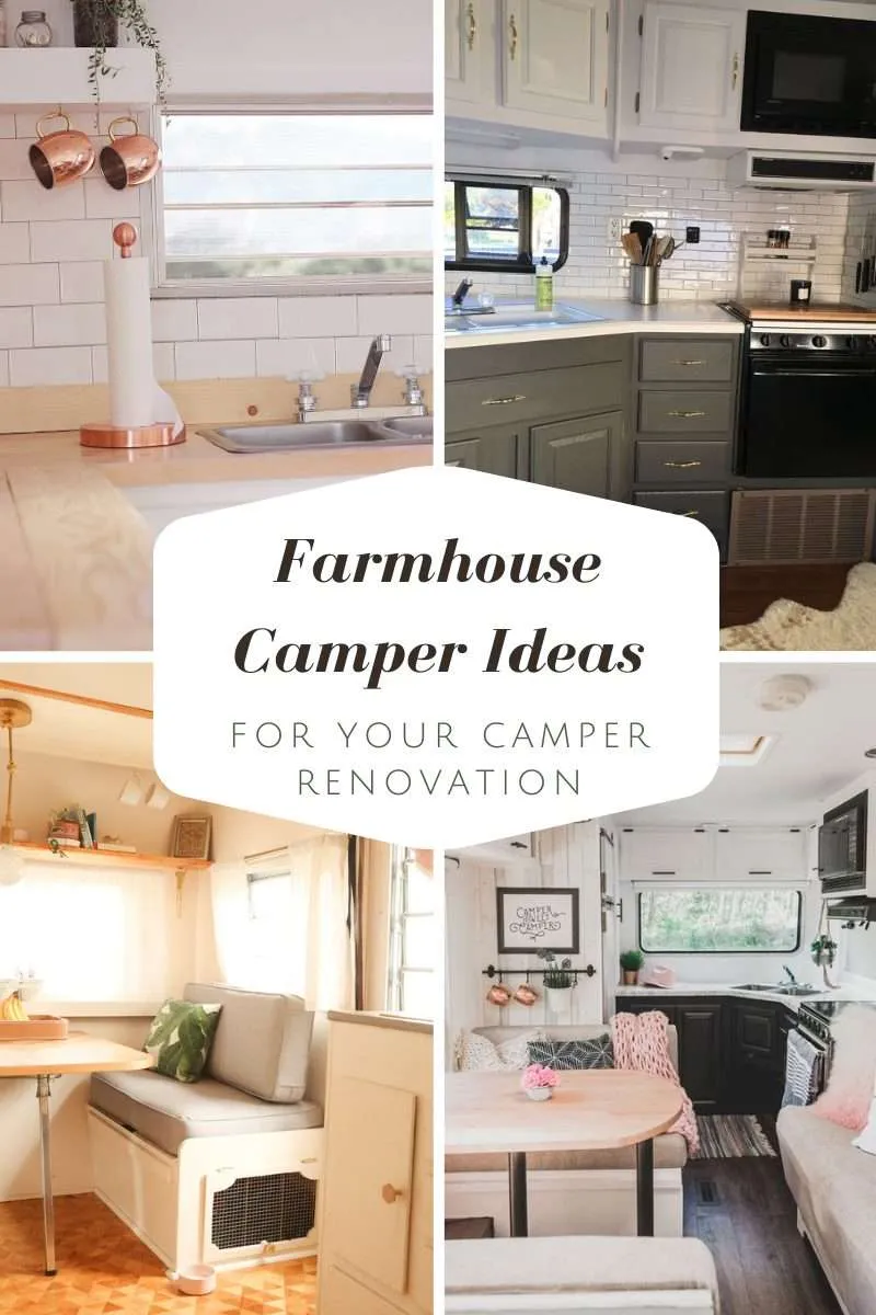 Farmhouse Camper Ideas for Your Camper Renovation | Finding Mandee