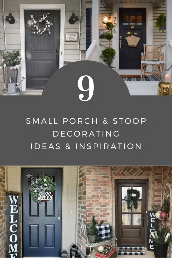 Nine Small Porch and Stoop Decorating Ideas and Inspiration | Finding Mandee