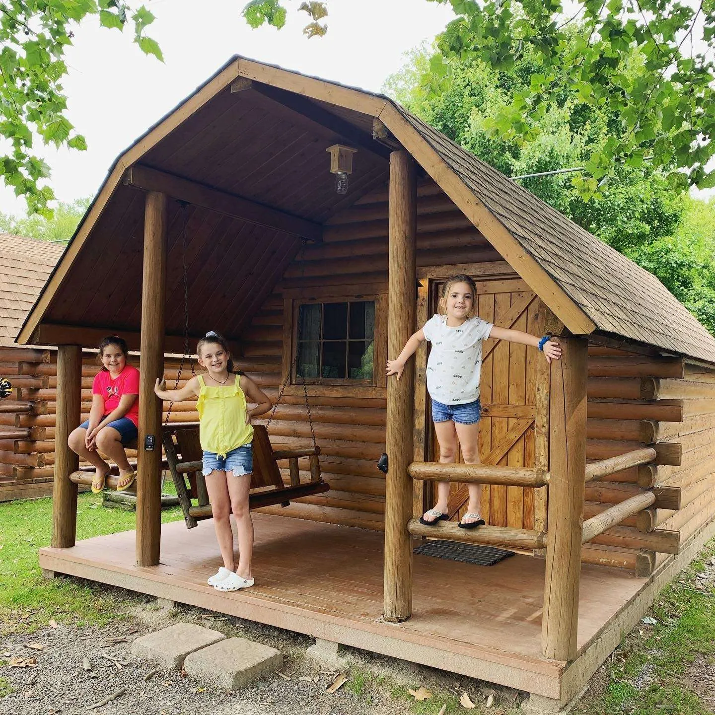 Summer camping in Asheville is the perfect way to spend time with your family!