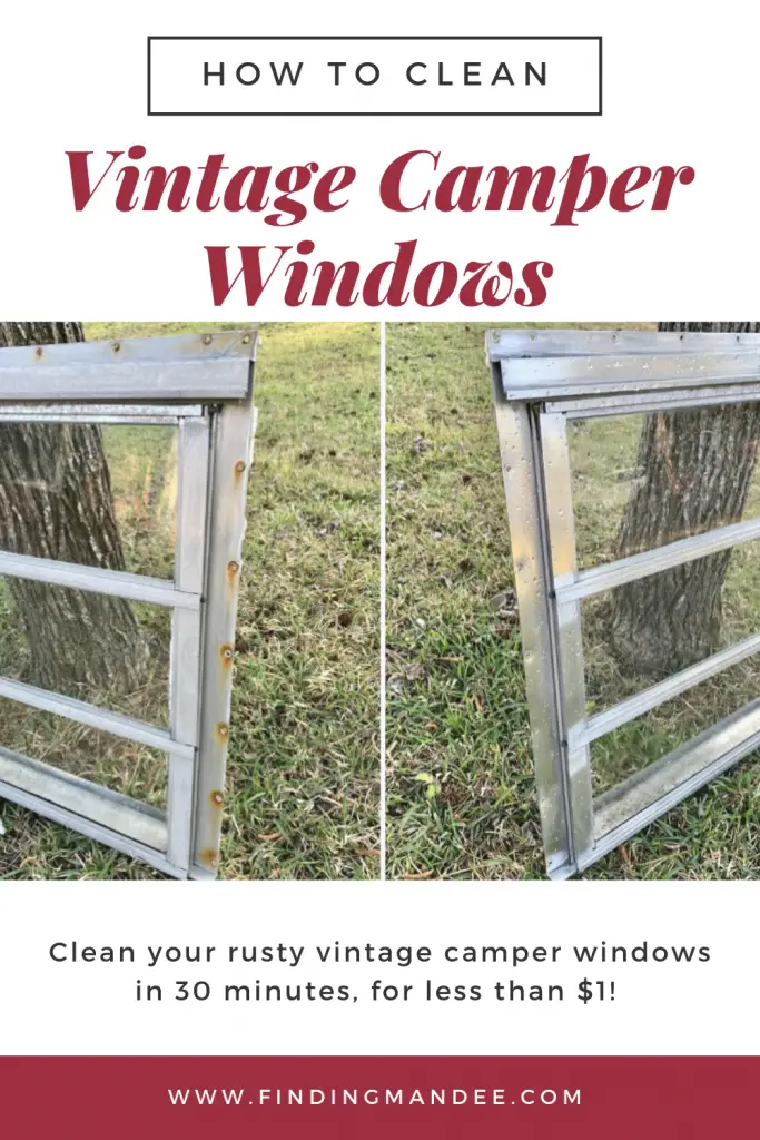 How to Clean Vintage Camper Windows | Finding Mandee